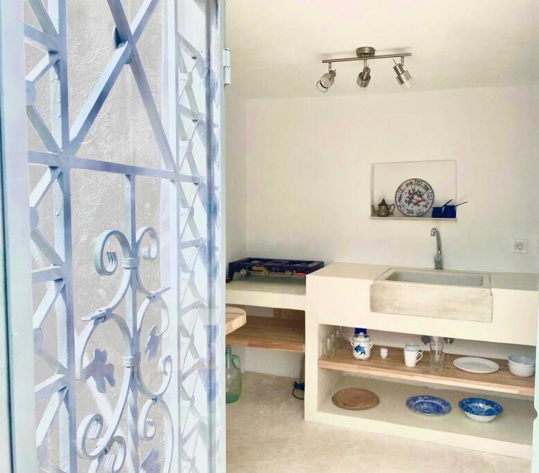 Stylish Vathy Studio With Sea View Villa Luaran gambar