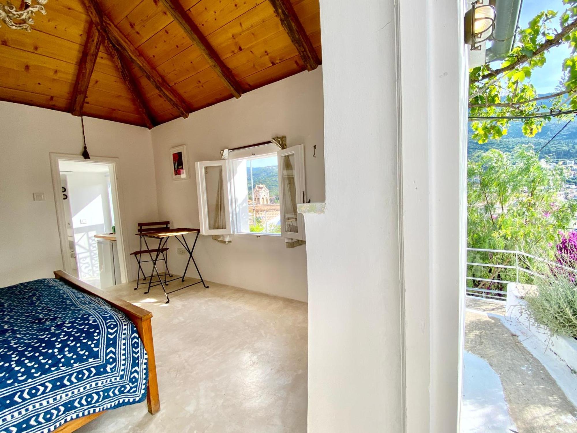 Stylish Vathy Studio With Sea View Luaran gambar
